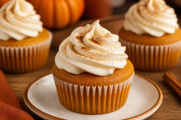 Pumpkin Pie Cupcakes – A Cozy, Bite-Sized Dessert
