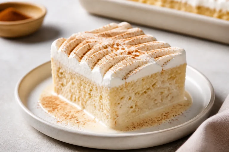 Leches Cake – A Soft, Soaked, and Sweet Classic