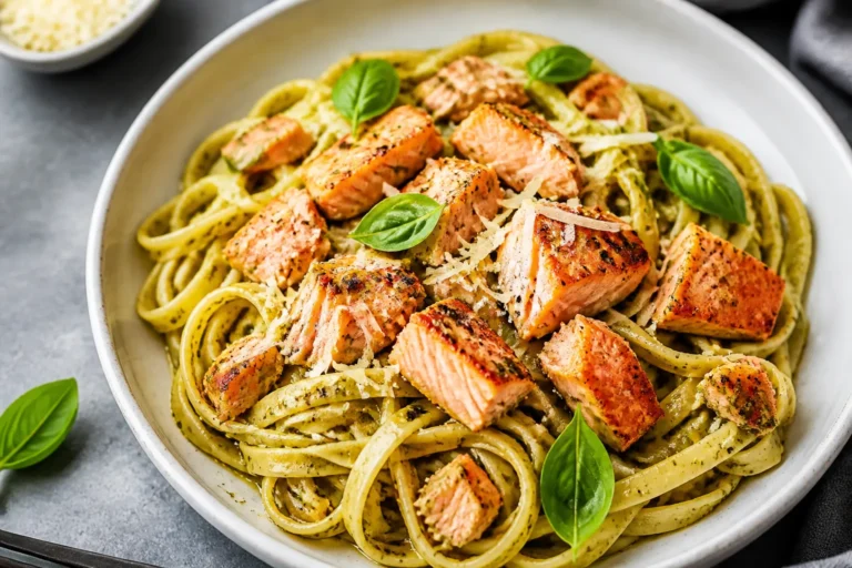 Salmon Pesto Pasta – A Bright, Comforting Weeknight Dinner