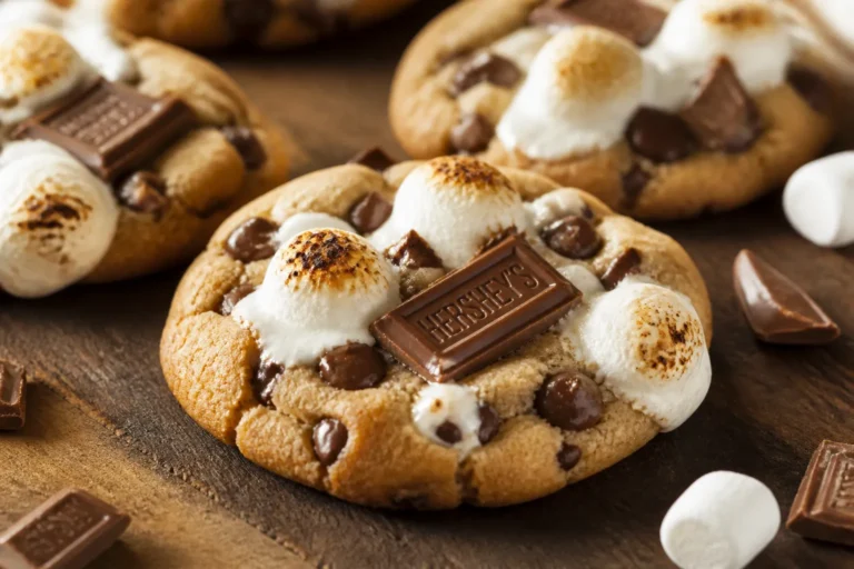 S’mores Chocolate Chip Cookies – Chewy, Gooey, and Campfire-Inspired