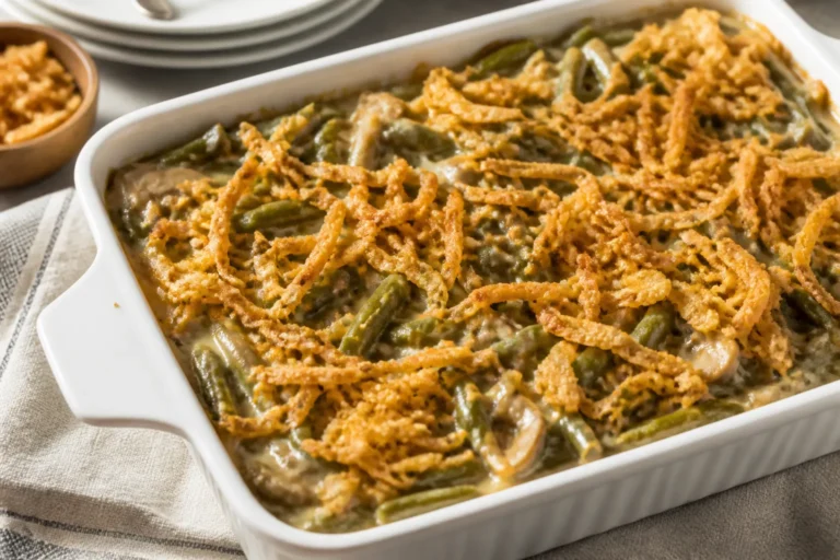 Campbell’s Green Bean Casserole – A Cozy Classic for Any Table
