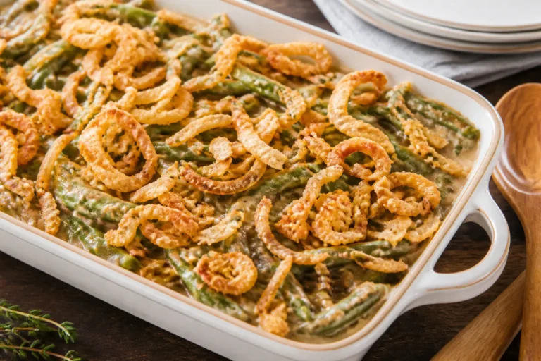 Thanksgiving Green Bean Casserole – A Cozy Classic Done Right