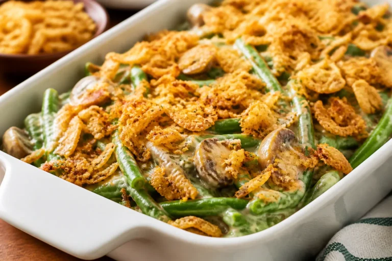 Green Bean Casserole From Scratch – Cozy, Classic, and Made the Right Way