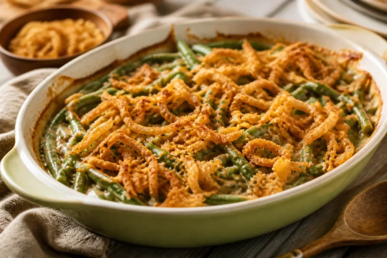 Old Fashion Green Bean Casserole – Cozy, Classic, and Crowd-Pleasing