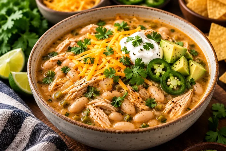 White Bean Chicken Chili – Cozy, Flavorful, and Easy to Make