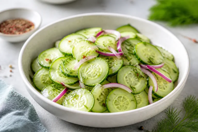 Cucumber Salad – Fresh, Crunchy, and Ready in Minutes