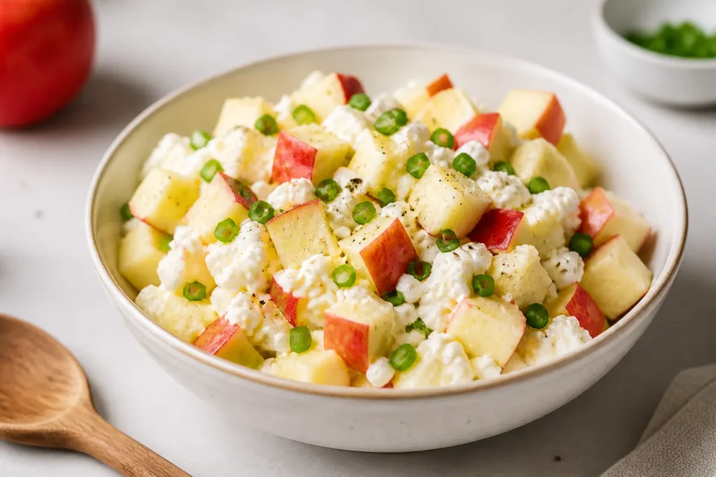Cottage Cheese and Apple Salad - A Fresh, Creamy, Crunchy Side