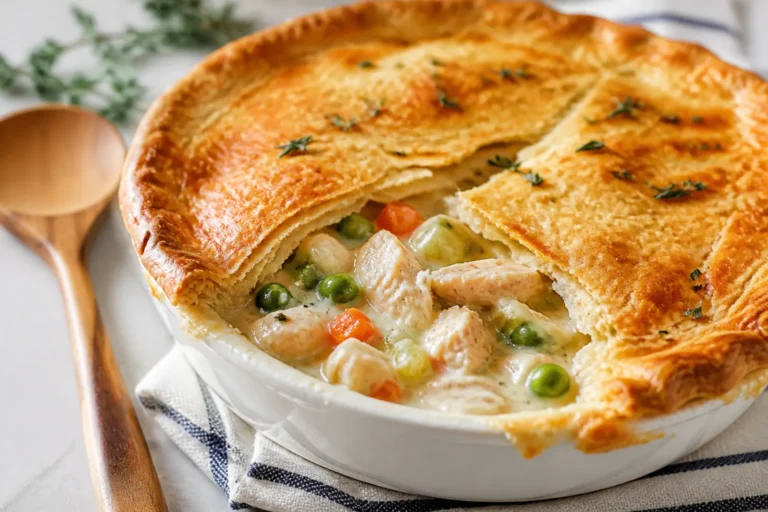 Creamy Chicken Pot Pie – Cozy, Comforting, and Easy to Make