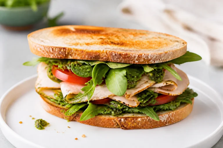 Turkey Pesto Sandwich – A Bright, Herby Lunch You’ll Crave