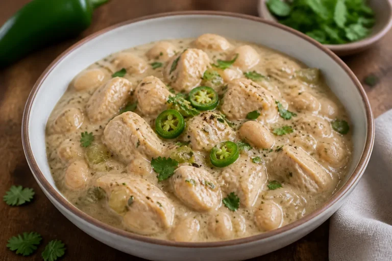 White Chili Chicken Recipe – Cozy, Creamy, and Full of Flavor