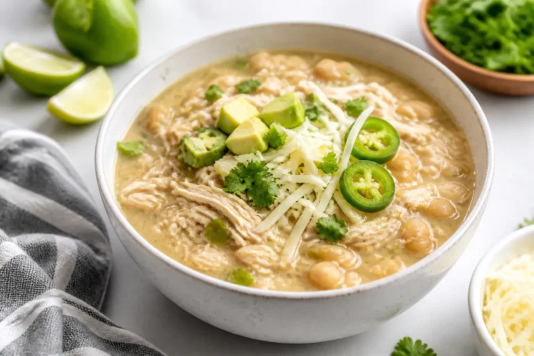 Crockpot White Chicken Chili Easy – Cozy, Creamy, and Perfect for Busy Nights