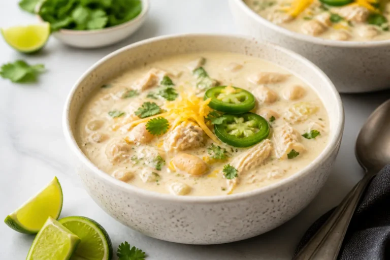 White Chicken Chili With Cream Cheese – Cozy, Creamy, and Easy
