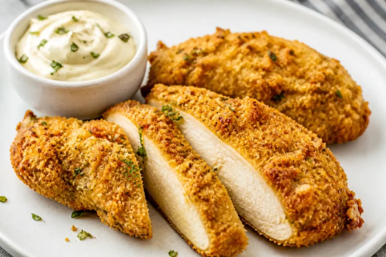 Parmesan Crusted Chicken With Mayo – Crispy, Juicy, and Easy