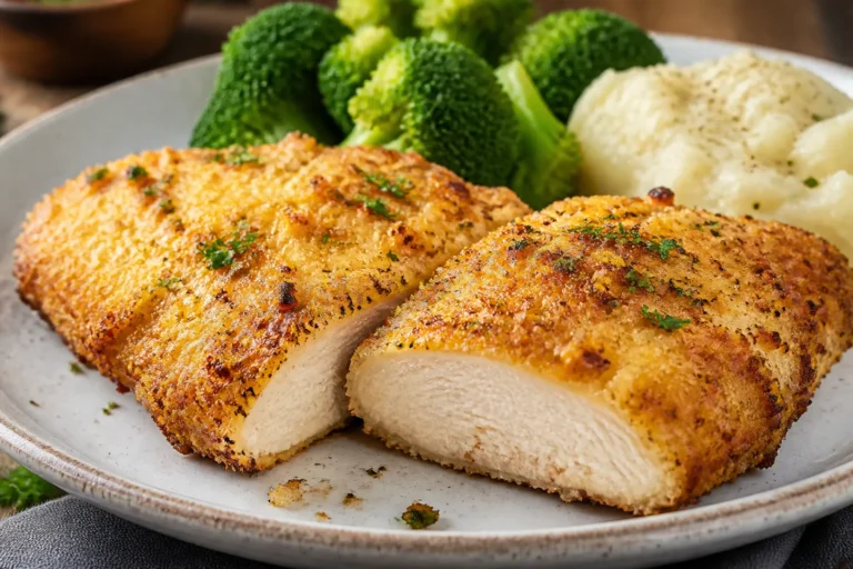 Copycat LONGHORN PARMESAN CRUSTED CHICKEN – Crispy, Cheesy, and Easy