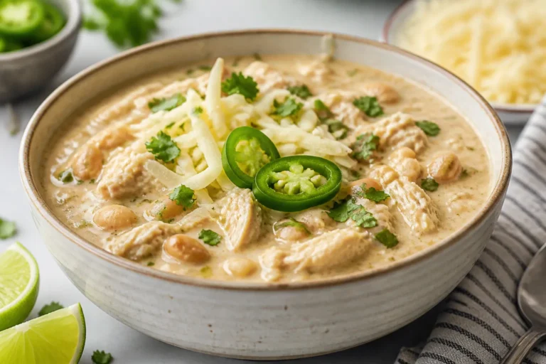 Crockpot White Chicken Chili – Cozy, Creamy, and Easy