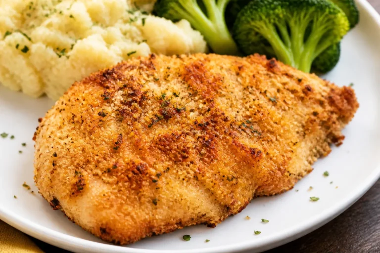 Easy Parmesan Crusted Chicken – Crispy, Juicy, Weeknight-Friendly