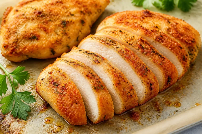 Oven Baked Parmesan Crusted Chicken – Crispy, Juicy, and Easy