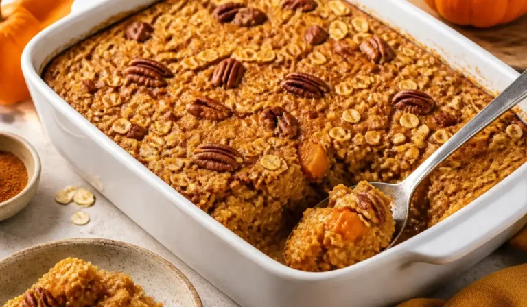 Pumpkin Baked Oatmeal That Tastes Like Cozy Pie, Minus the Fuss
