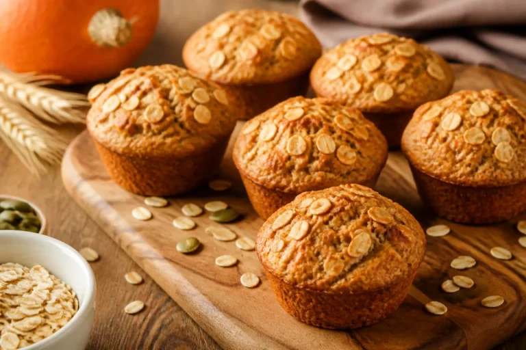 Flourless Pumpkin Muffins With Oats – Easy, Cozy, and Naturally Sweet