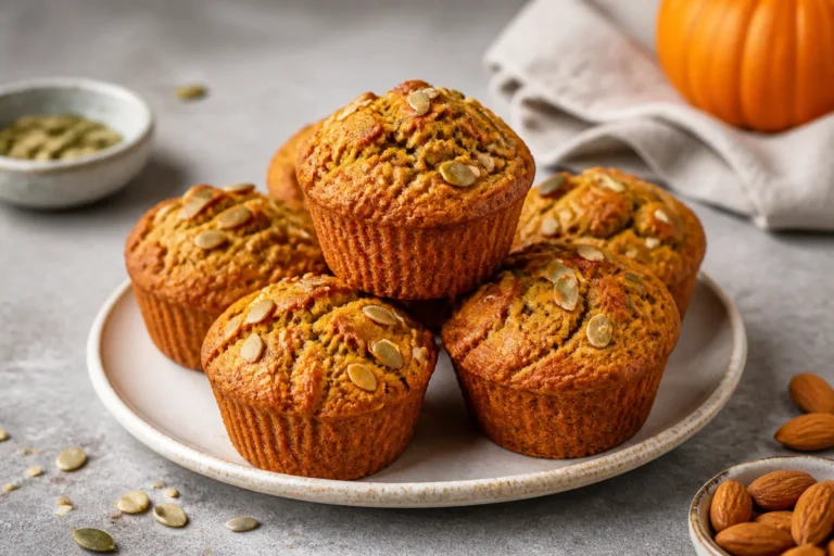 Flourless Pumpkin Muffins With Almond Butter – Easy, Tender, and Naturally Sweet