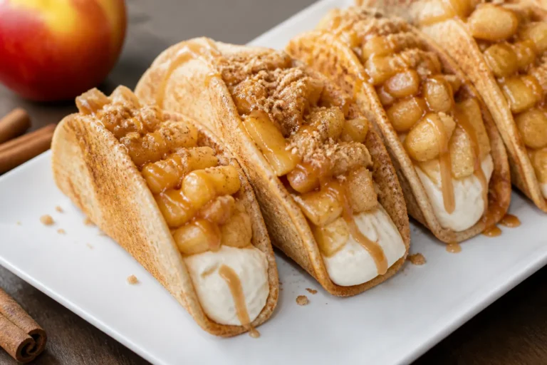 Apple Pie Cheesecake Tacos – A Fun, Cozy Dessert Mash-Up