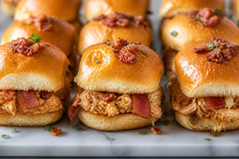 Maple Chicken and Bacon Slider Easy No Bake – Sweet, Savory, and Fast