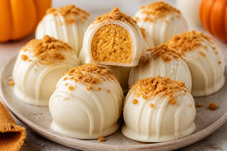 Pumpkin Cheesecake Balls – Creamy, Cozy, No-Bake Treats