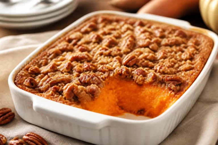 Thanksgiving Sweet Potato Casserole – Cozy, Comforting, and Crowd-Pleasing